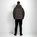 Alessandro Salvarini Herren Winter Steppjacke O-422 Dunkelgrau