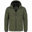 Alessandro Salvarini Herren Winter Steppjacke O-422 Olive
