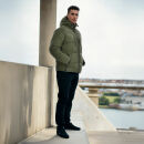 Alessandro Salvarini Herren Winter Steppjacke O-422 Olive