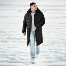 Alessandro Salvarini Herren Winter Steppjacke O-423 Schwarz