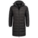 Alessandro Salvarini Herren Winter Steppjacke O-423 Schwarz