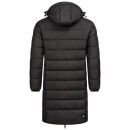 Alessandro Salvarini Herren Winter Steppjacke O-423 Schwarz
