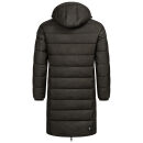 Alessandro Salvarini Herren Winter Steppjacke O-423 Dunkelgrau