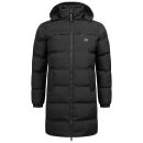 Arctic Seven Herren Winter Parka gesteppt O424 Schwarz