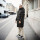 Arctic Seven Herren Winter Parka gesteppt O424 Schwarz