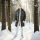 Arctic Seven Herren Winter Parka gesteppt O424 Schwarz