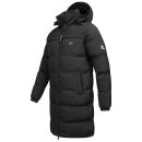 Arctic Seven Herren Winter Parka gesteppt O424 Schwarz