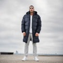 Arctic Seven Herren Winter Parka gesteppt O424 Navy