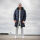 Arctic Seven Herren Winter Parka gesteppt O424 Navy