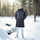 Arctic Seven Herren Winter Parka gesteppt O424 Navy