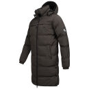 Arctic Seven Herren Winter Parka gesteppt O424 Dunkelgrau