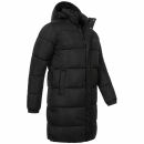 Alessandro Salvarini Herren Winter Parka gesteppt O425 Schwarz