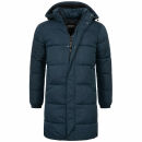 Alessandro Salvarini Herren Winter Parka gesteppt O425 Navy
