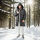 Alessandro Salvarini Herren Winter Parka gesteppt O425 Dunkelgrau