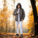 Arctic Seven Herren Winterjacke O426 Dunkelgrau