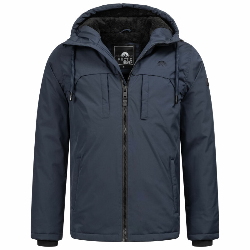 Arctic Seven Herren Winterjacke O426 Navy