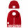Navahoo Kuschelpärchen Damen Schal Muetze N999 Salsa Red