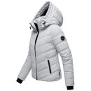 Marikoo Samuiaa Damen Steppjacke B986 Light Grey Größe XXXL - Gr. 46