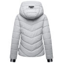 Marikoo Samuiaa Damen Steppjacke B986 Light Grey Größe XXXL - Gr. 46