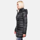 Marikoo Abendsternchen Damen Winter Jacke gesteppt B603 Schwarz-Größe XXXL - Gr. 46