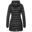 Marikoo Abendsternchen Damen Winter Jacke gesteppt B603 Schwarz-Größe XXXL - Gr. 46