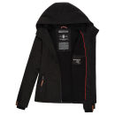 Marikoo Brombeere Damen Übergangsjacke B862 Schwarz-Größe XXXL - Gr. 46