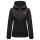 Marikoo Brombeere Damen Übergangsjacke B862 Schwarz-Größe XXXL - Gr. 46