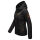Marikoo Brombeere Damen Übergangsjacke B862 Schwarz-Größe XXXL - Gr. 46
