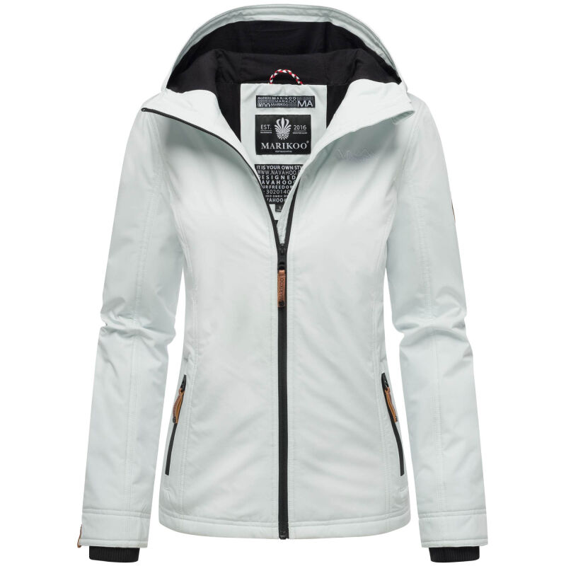 Marikoo Brombeere Damen Übergangsjacke B862 Iceblue-Größe S - Gr. 36