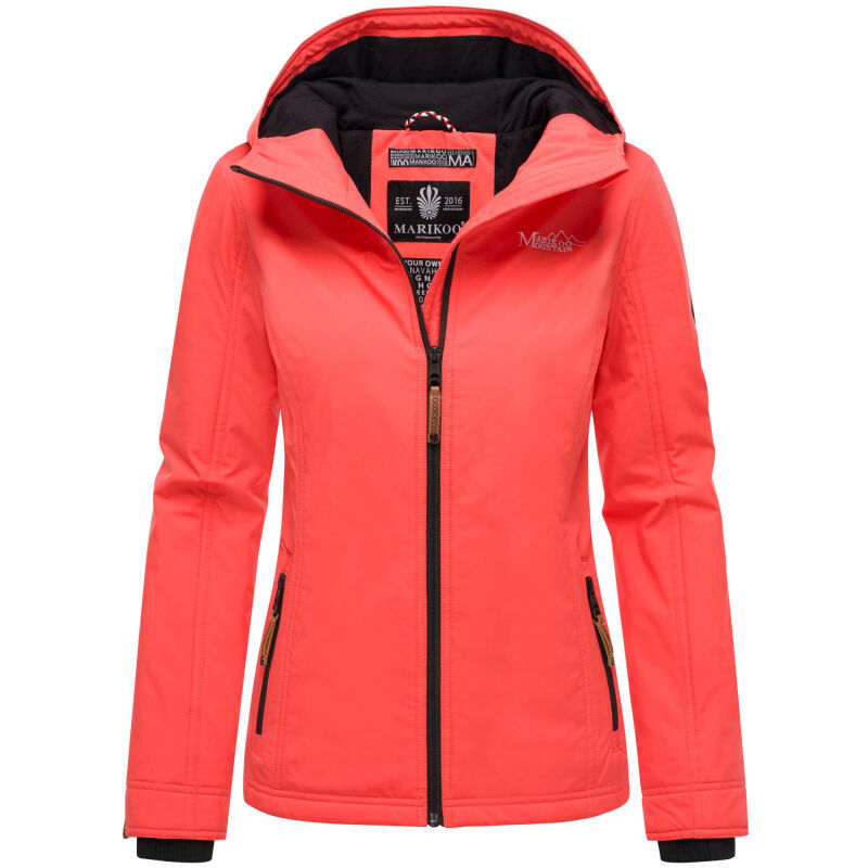 Marikoo Brombeere Damen Übergangsjacke B862 Coral Pink-Größe M - Gr. 38