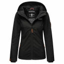 Marikoo Brombeere Damen Übergansjacke B862 Schwarz-Größe XXXXL - Gr. 48