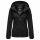 Marikoo Brombeere Damen Übergansjacke B862 Schwarz-Größe XXXXL - Gr. 48