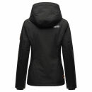 Marikoo Brombeere Damen Übergansjacke B862 Schwarz-Größe XXXXXL - Gr. 50