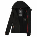 Marikoo Brombeere Damen Übergansjacke B862 Schwarz-Größe XXXXXL - Gr. 50