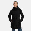 Marikoo Katalinaa Damen Mantel N047 Schwarz-Größe L - Gr. 40