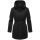 Marikoo Katalinaa Damen Mantel N047 Schwarz-Größe L - Gr. 40