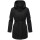 Marikoo Katalinaa Damen Mantel N047 Schwarz-Größe XL - Gr. 42