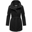 Marikoo Katalinaa Damen Mantel N047 Schwarz-Größe XXL - Gr. 44