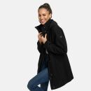 Marikoo Katalinaa Damen Mantel N047 Schwarz-Größe 3XL - Gr. 46