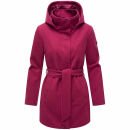 Marikoo Katalinaa Damen Mantel N047 Berry Wine-Größe S - Gr. 36