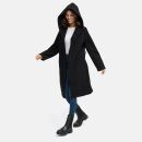 Marikoo Kailii Damen Mantel N046 Schwarz-Größe M - Gr. 38