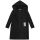 Marikoo Kailii Damen Mantel N046 Schwarz-Größe M - Gr. 38