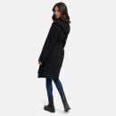 Marikoo Kailii Damen Mantel N046 Schwarz-Größe XXL - Gr. 44