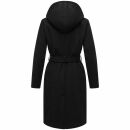 Marikoo Kailii Damen Mantel N046 Schwarz-Größe XXXL - Gr. 46