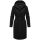 Marikoo Kailii Damen Mantel N046 Schwarz-Größe XXXL - Gr. 46
