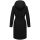 Marikoo Kailii Damen Mantel N046 Schwarz-Größe XXXL - Gr. 46