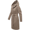 Marikoo Kailii Damen Mantel N046 Dark Taupe-Größe S - Gr. 36