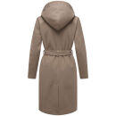 Marikoo Kailii Damen Mantel N046 Dark Taupe-Größe S - Gr. 36