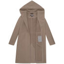 Marikoo Kailii Damen Mantel N046 Dark Taupe-Größe S - Gr. 36