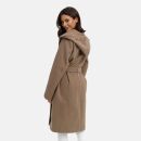 Marikoo Kailii Damen Mantel N046 Dark Taupe-Größe S - Gr. 36